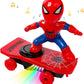 Electrifying Spider Hero Stunt Skateboard Toy - souqsaving.com